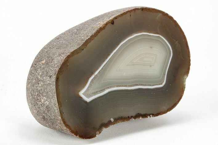 Enchanting, Polished Black River Agate - Argentina #209641